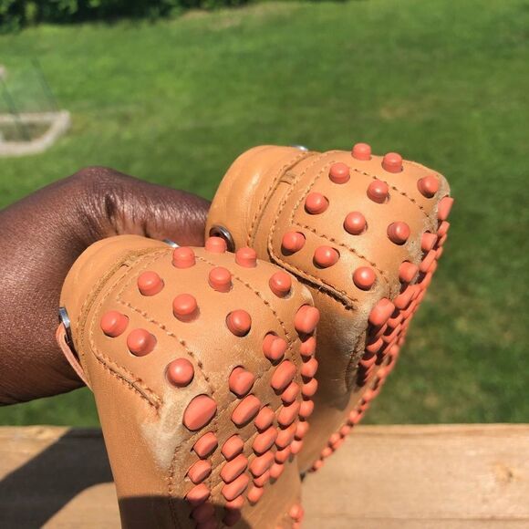 Tod’s tan leather loafers size 5 - Picture 8 of 10